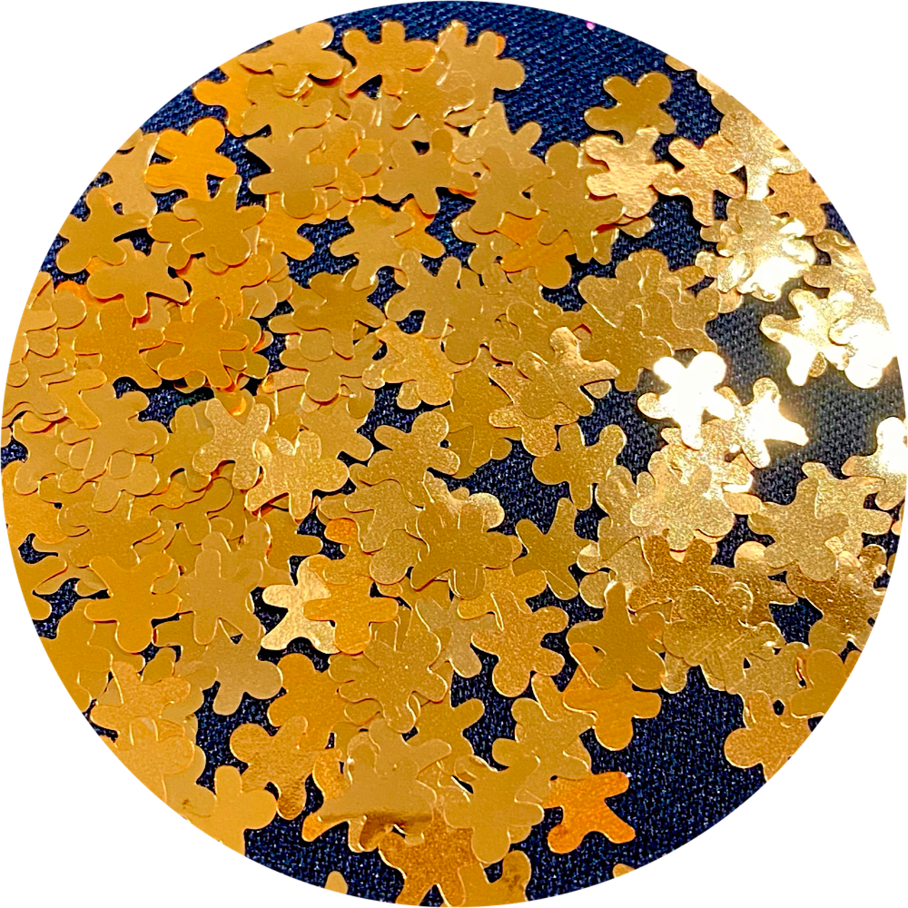 Polyester Glitter - Gingerbread Man Glitter Shapes by Glitter Heart Co.™